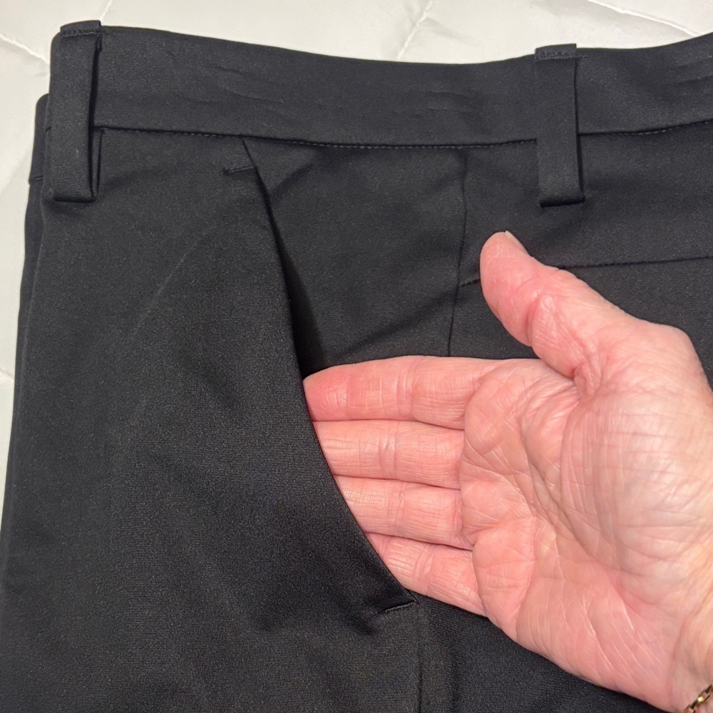 Stylus Chino Mens Straight Fit Flat Front Dress Pants - Picture 3 of 12